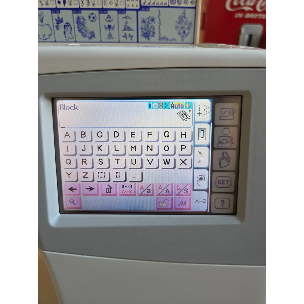 Janome Memory Craft 9700 Computerized Sewing Embroidery Machine With Hoops - Picture 11 of 16